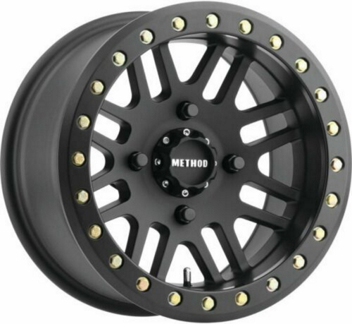 Method - Method 406 Beadlock Wheel - 15x10 - 5+5 Offset - 4/136 - Matte Black - MR40651047555B