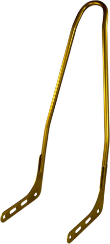 Motherwell - Motherwell One-Piece Sissy Bars - 25in. - Gold - 156T-18-GOLD