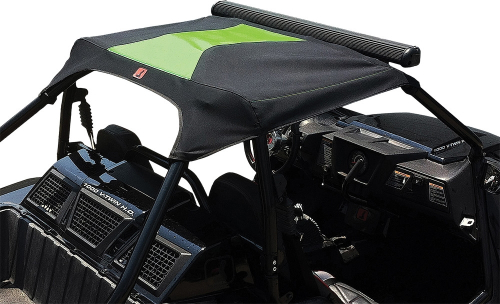 Speed Industries - Speed Industries Bimini Top - Black/Green - 875-300-84