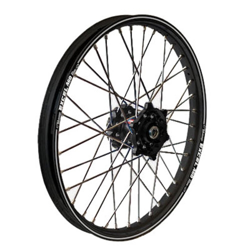 Dubya - Dubya MX Rear Wheel with Excel Takasago Rim - 1.85x16 - Black Hub/Black Rim - 56-3185BB