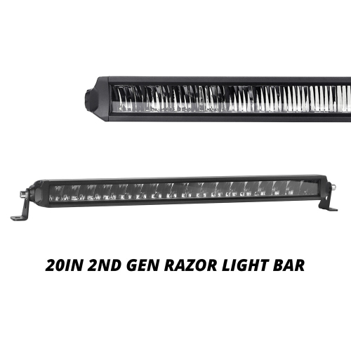 XK Glow - XK Glow 20in. Fog/Strobe Pattern Light Bar with Harness - XK064020-DFS-KIT