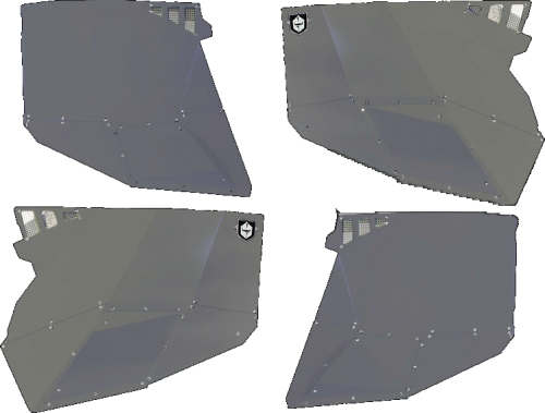 Pro Armor - Pro Armor Stealth Doors - Sparkle Silver Metallic - P144228SSM