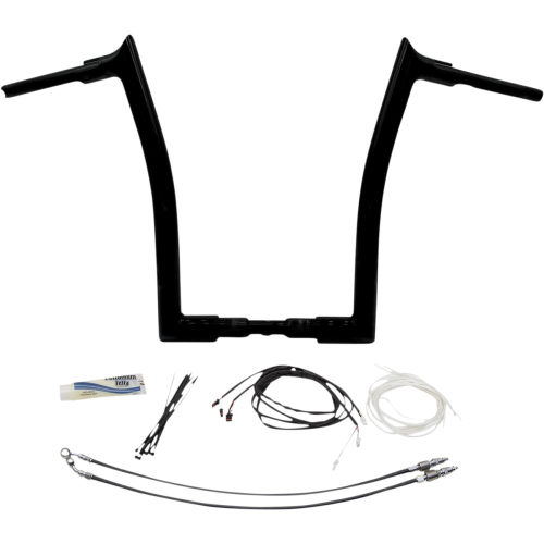 Fat Baggers, Inc. - Fat Baggers, Inc. 1-1/2in. EZ Install Pointed Top Handlebar Kit - Black - 809616-B