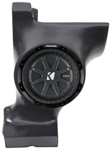 SSV Works - SSV Works 10in. Under Dash Sub Woofer with Box - CM2-UD10K