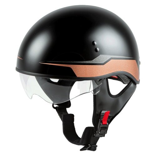 G-Max - G-Max HH-65 Naked Source Helmet - H1659633 - Black/Copper - X-Small