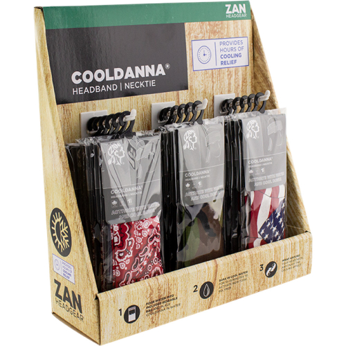 Zan Headgear - Zan Headgear Cooldannas - 18 pk. - DISPF-ZCCBS