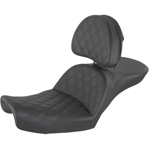 Saddlemen - Saddlemen Explorer LS Touring Seat with Backrest - 896-04-030LS