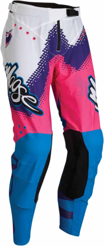 Moose Racing - Moose Racing Agroid Retro Graphics Pants - 2901-9232 - Pink/Blue/Purple - 28