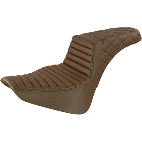 Saddlemen - Saddlemen Step-Up Front TR/Rear LS Seat - Brown - 818-33-176BR
