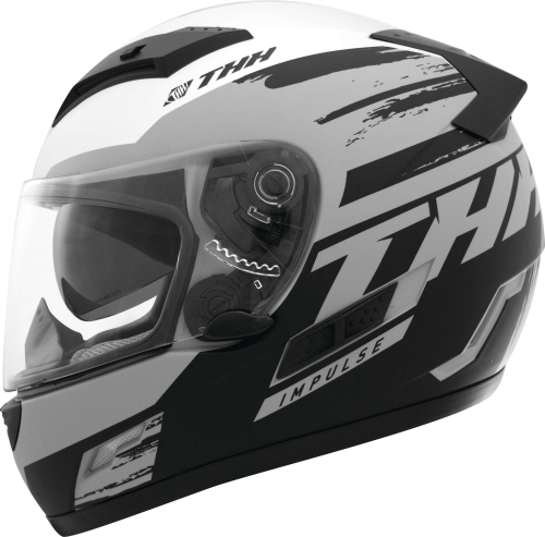 THH Helmets - THH Helmets TS-80 Impulse Helmet - 646566 - Gray/Black - X-Small