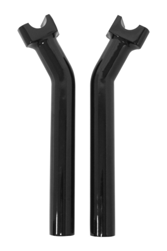 HardDrive - HardDrive Forged Pullback Handlebar Risers - 9-1/2in. Rise - Black - 04-528BK
