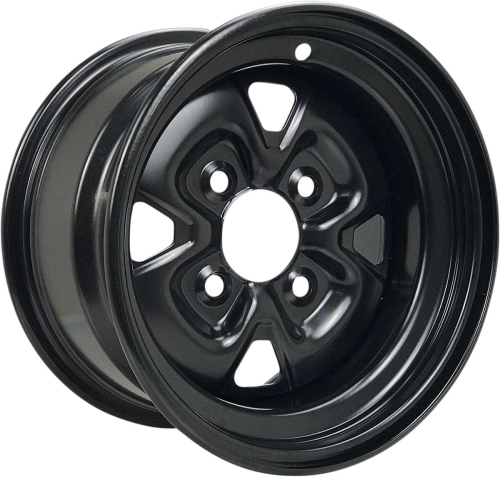 Moose Utility - Moose Utility 120X Steel Wheel - 12x7 - 4+3 Offset - 4/110 - Black - MO12070108