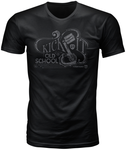 Highway 21 - Highway 21 Old School T-Shirt - 489-20023X - Black - 3XL