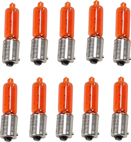 K&S Technologies - K&S Technologies Replacement Bulbs for Mini-Stalk Marker Lights - Amber - 10/Pkg. - 25-7507AP