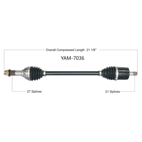Open Trail - Open Trail OE 2.0 Front Axle - YAM-7036