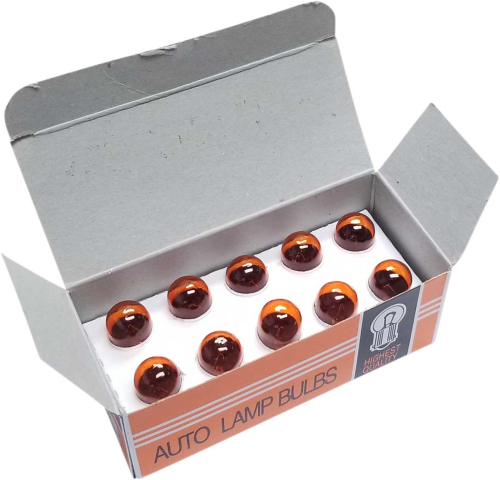 K&S Technologies - K&S Technologies Replacement bulbs for K&S Lights - Amber - 10-pack - 25-8077AP