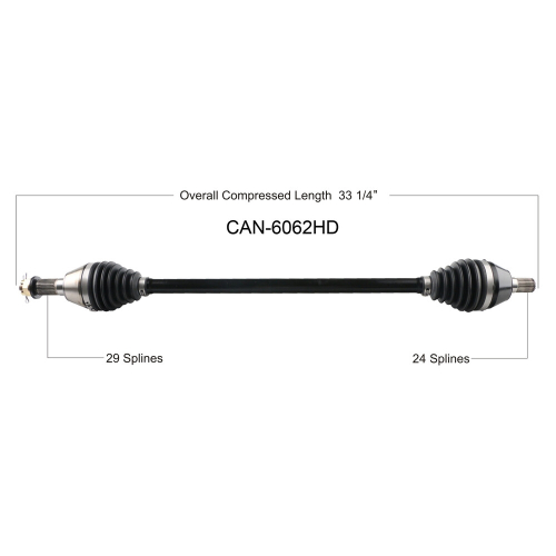Open Trail - Open Trail HD 2.0 Front Axle - CAN-6062HD