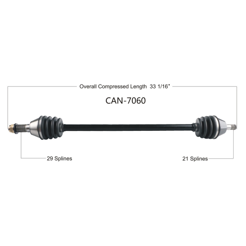 Open Trail - Open Trail OE 2.0 Front Axle - CAN-7060