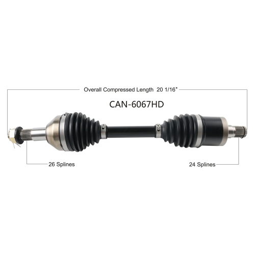 Open Trail - Open Trail HD 2.0 Rear Axle - CAN-6067HD