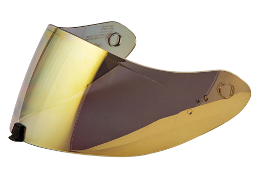 Scorpion - Scorpion Everclear Face Shield for EXO-R420 Helmets - Gold Mirror - 52-420-71