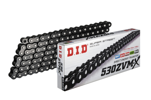 D.I.D - D.I.D 530 ZVM-X Series Super X-Ring Chain - 130 Links - Black - 530ZVMXB130Z