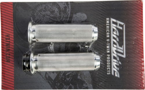 HardDrive - HardDrive Knurled Throttle By Wire Grips - Raw - R-GR101-KA