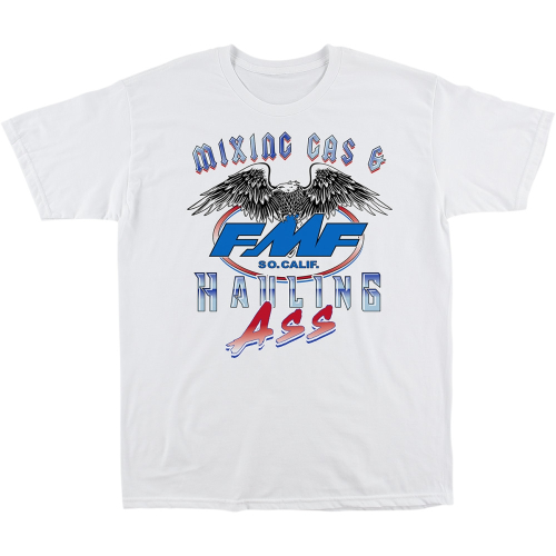 FMF Racing - FMF Racing Fighter T-Shirt - FA21118907WHLG - White - Large