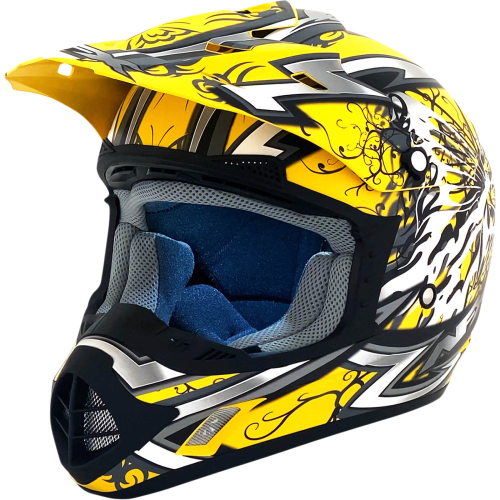 AFX - AFX FX-17Y Butterfly Youth Helmet - 0111-1395 - Matte Yellow - Large