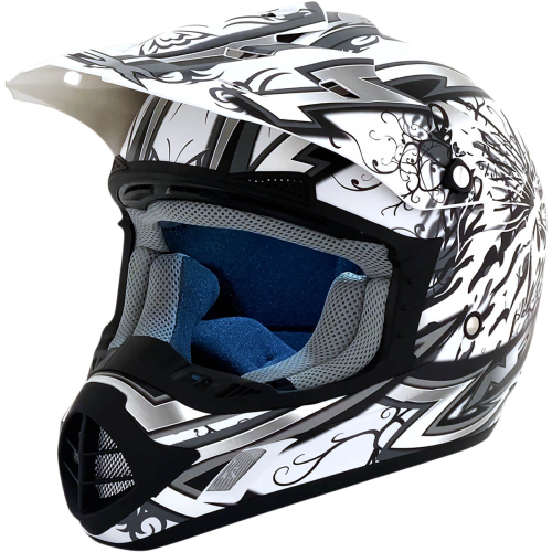 AFX - AFX FX-17Y Butterfly Youth Helmet - 0111-1390 - Matte White - Small