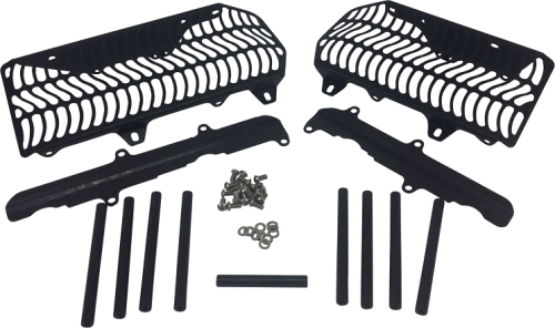 Unabiker - Unabiker Radiator Guards - Black - YYZ1865