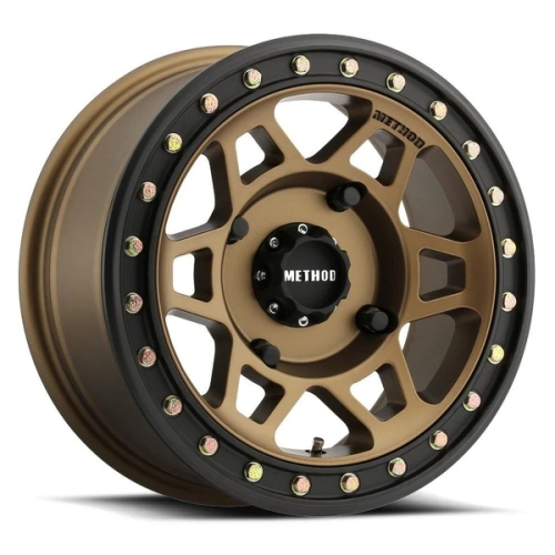 Method - Method 405 Beadlock Wheel - 15x7 - 4+3 Offset - 4/156 - Bronze/Matte Black - MR40557046943B