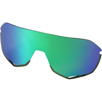 100% - 100% Replacement Lens for S2 Sunglasses - Green Multilayer Mirror - 62024-260-01 - Green Mirror
