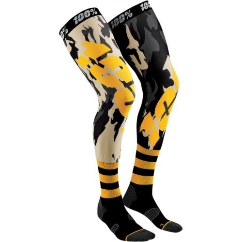 100% - 100% Knee Brace Moto Socks - 24014-416-17 - Camo - Sm-Md