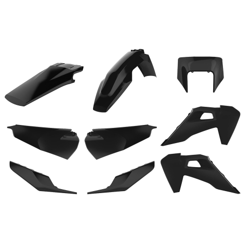 Polisport - Polisport Plastic Kit - Black - 91022