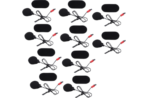 SENA - SENA Wired Microphone Bulk Pack for Sena 10S 4.1 Bluetooth Systems - R-10S-WMIC-B10