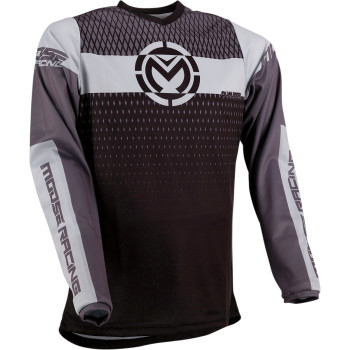 Moose Racing - Moose Racing Qualifier Jersey - 2910-6237 - Black/Gray - Small