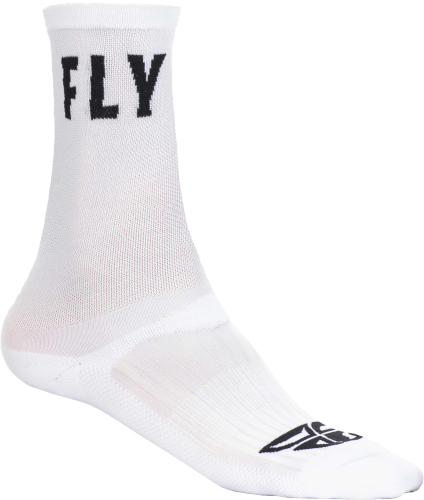 Fly Racing - Fly Racing Fly Crew Sock - SPX009488-B2 - White - Lg-XL