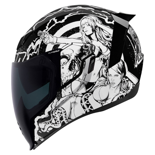 Icon - Icon Airflite Pleasuredome Redux Helmet - 0101-13177 - White - Small