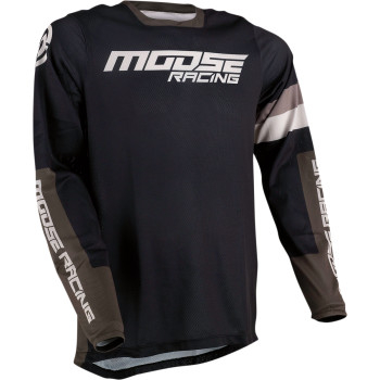 Moose Racing - Moose Racing Sahara Jersey - 2910-6316 - Black/Green - Medium