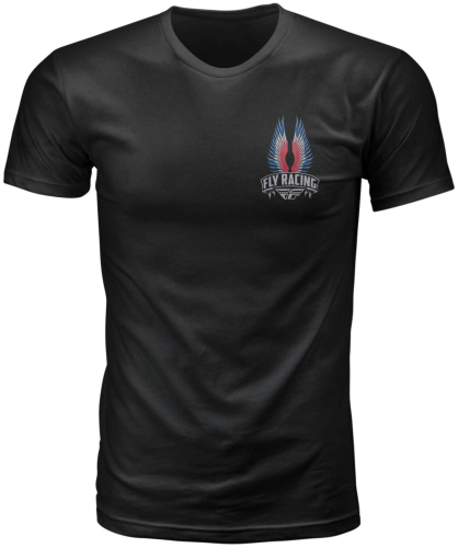 Fly Racing - Fly Racing Fly Power Ballad Tee - 352-0646X - Black - X-Large