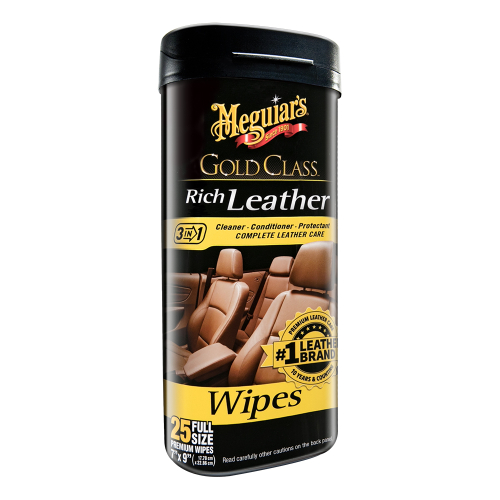Meguiar's - Meguiar's Gold Class&trade; Rich Leather Cleaner &amp; Conditioner Wipes