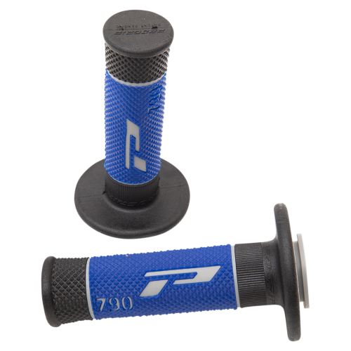 Pro Grip - Pro Grip 790 Tri-Color Grips - Gray/Blue - 790GYBKBL