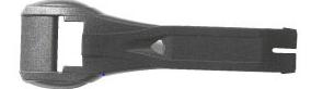 Gaerne - Gaerne SG10/SG12 React Boot Straps - Black - Short - 4646-001 SHORT STRAP BLACK