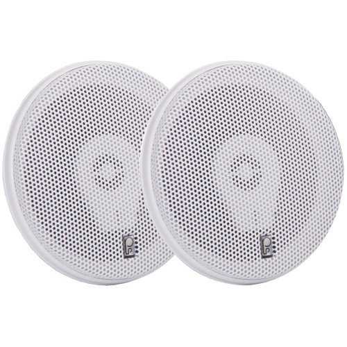 Poly-Planar - Poly-Planar MA-8505B 5" 200 Watt Titanium Series Speakers - White