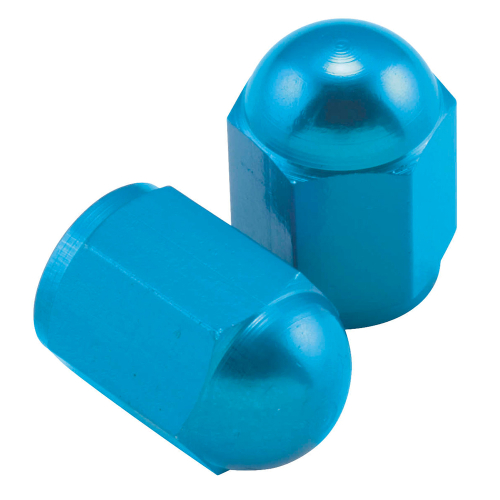 BikeMaster - BikeMaster Aluminum Valve Cap - Blue - FHM051B