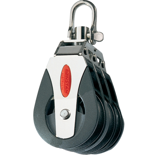 Ronstan - Ronstan Series 40 Ball Bearing Block - Triple - Swivel Head
