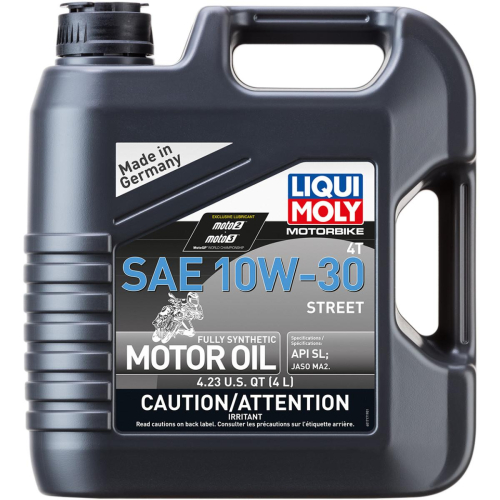 Liqui Moly - Liqui Moly 4T Synthetic Street Motor Oil - 10W-30 - 205L - 2544