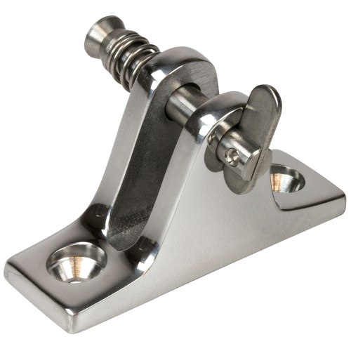 Sea-Dog - Sea-Dog Stainless Steel Angle Base Deck Hinge - Removable Pin