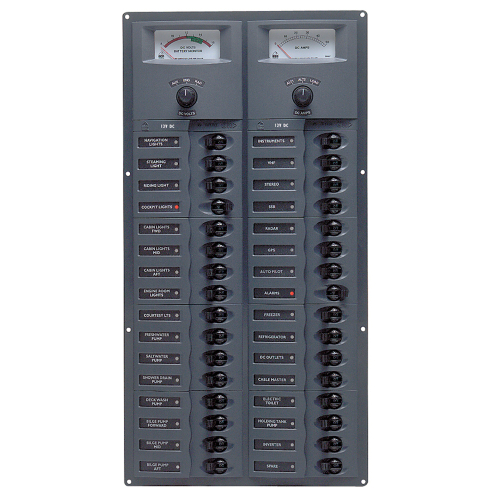 BEP Marine - BEP Panel 32SP DC12V Analog Vertical