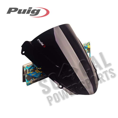 PUIG - PUIG Racing Windscreen - Black - 1665-S